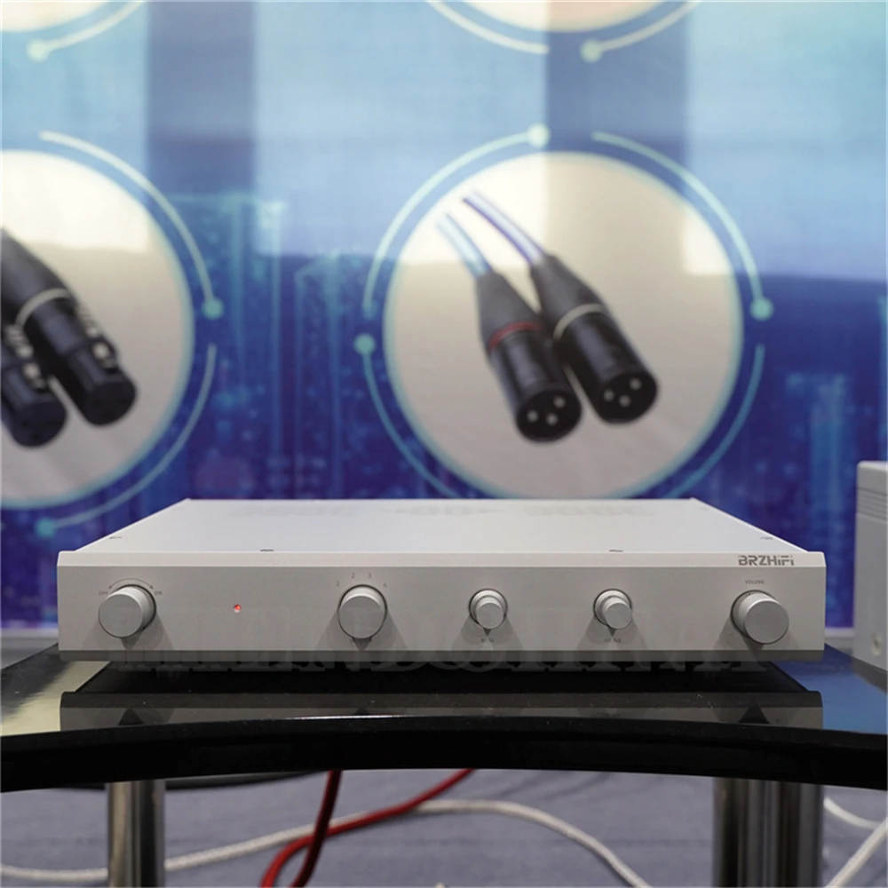 T-024 Reference/co Py MC22 Vacuum Tube Pre Amplifier HiFi Preamp JJ ECC83*3 Customized Transformer Hi-end Pre Amplifier