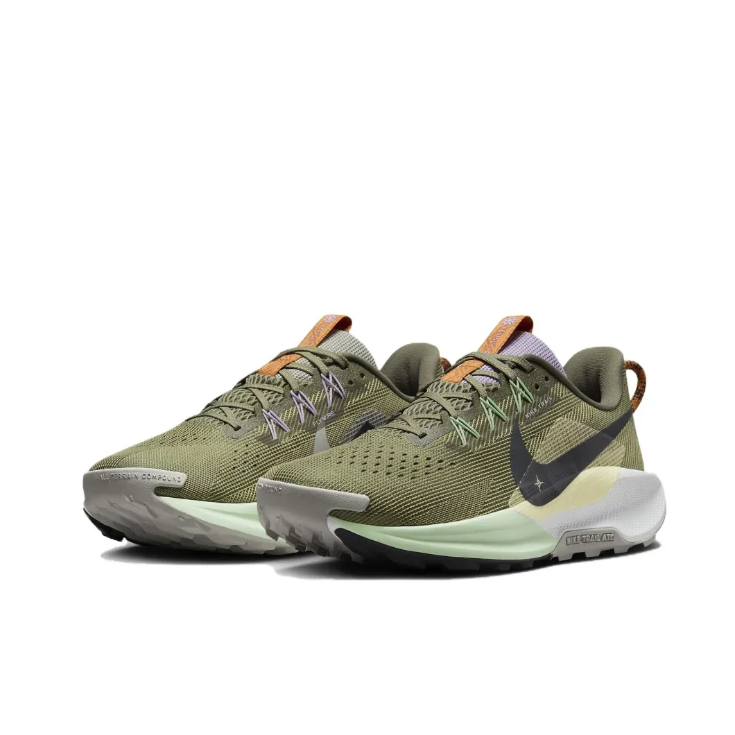 Nike Pegasus Trail 5 niedrige Herren-und Damen schuhe leichte Polsterung Laufschuhe bequem und tragbar Armee grün