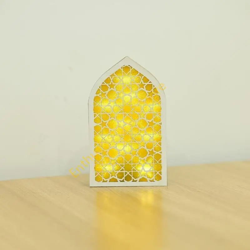 قادت إضاءة العيد الخشب معلقة ديكورات مهرجان المسلمين الاحتفال رمضان المسجد الزخرفة زخرفة الزخرفة RXJB