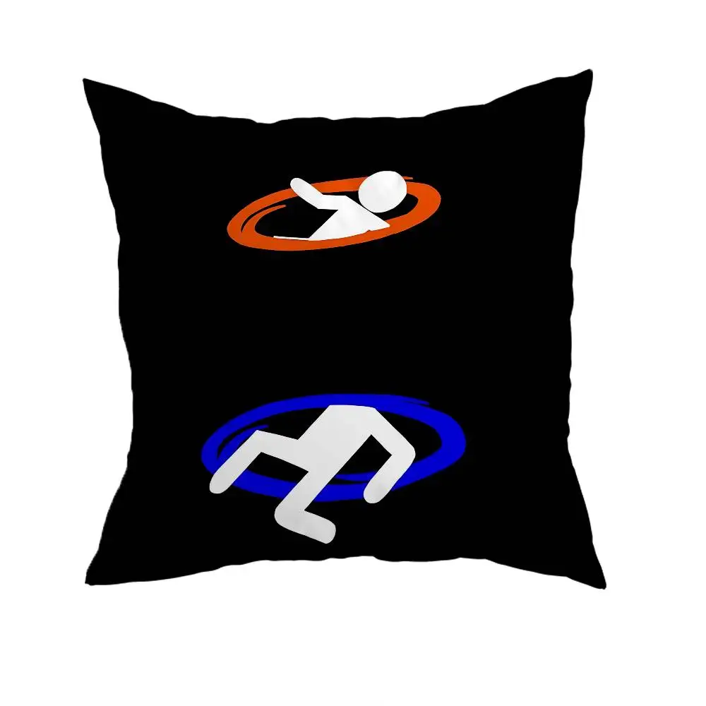 P-Portal A-Aperture Science pillow cover living room sofa cushion cover bedroom room bed pillow cover home decoration
