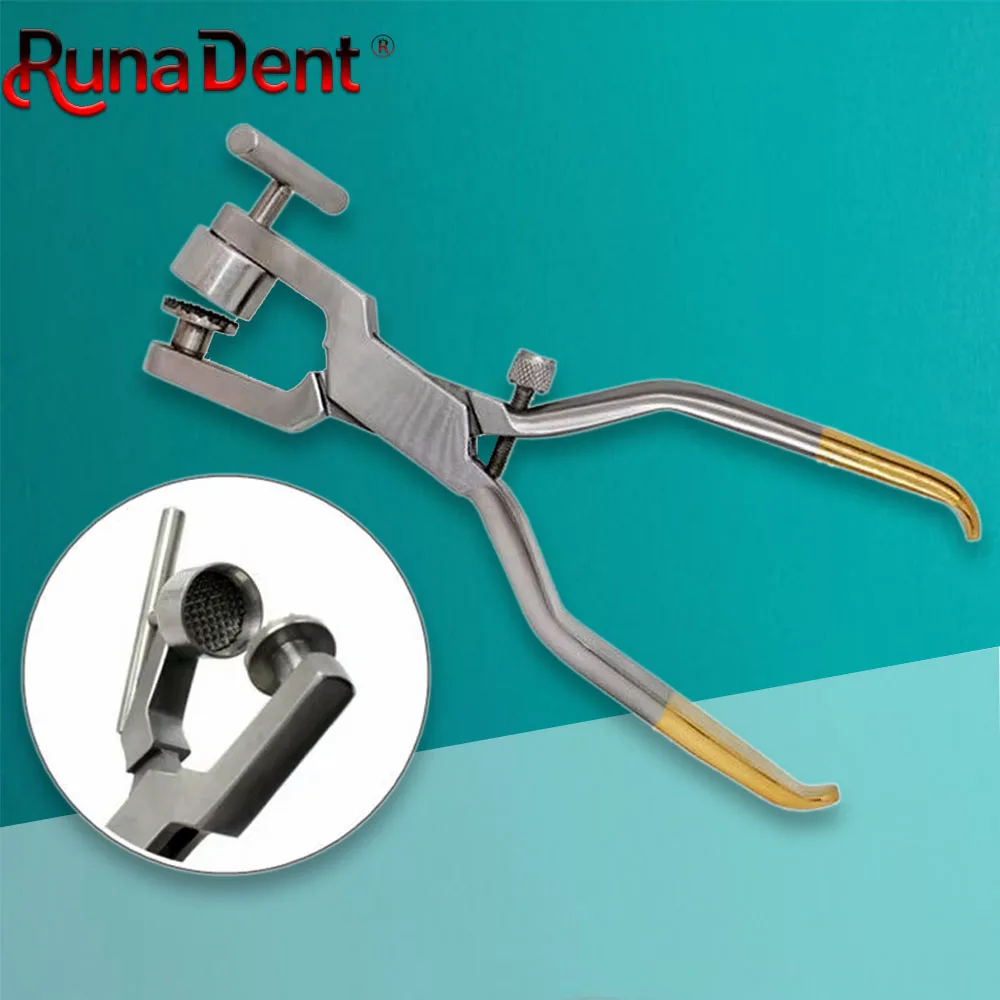 

Dental Instrument Bone Mill Crusher Morselizer Plier with Titanium Head Dental Surgical Tool for Oral Care Procedures