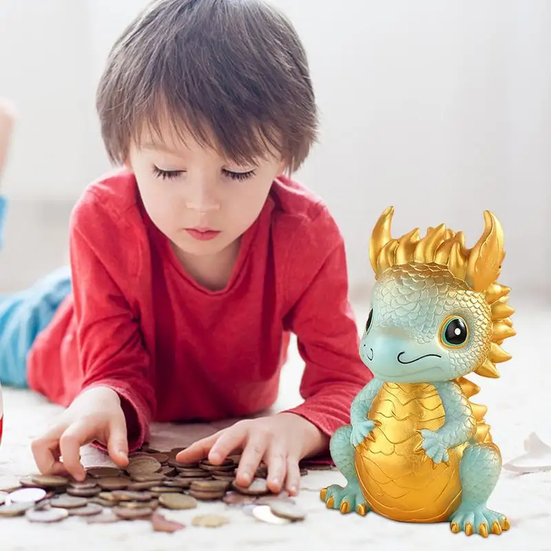 

Money Saving Box Dragon Cute Cartoon Dragon Figures Money Saving Pot Cute Cartoon Dragon Figures Money Coin Banks Tabletop