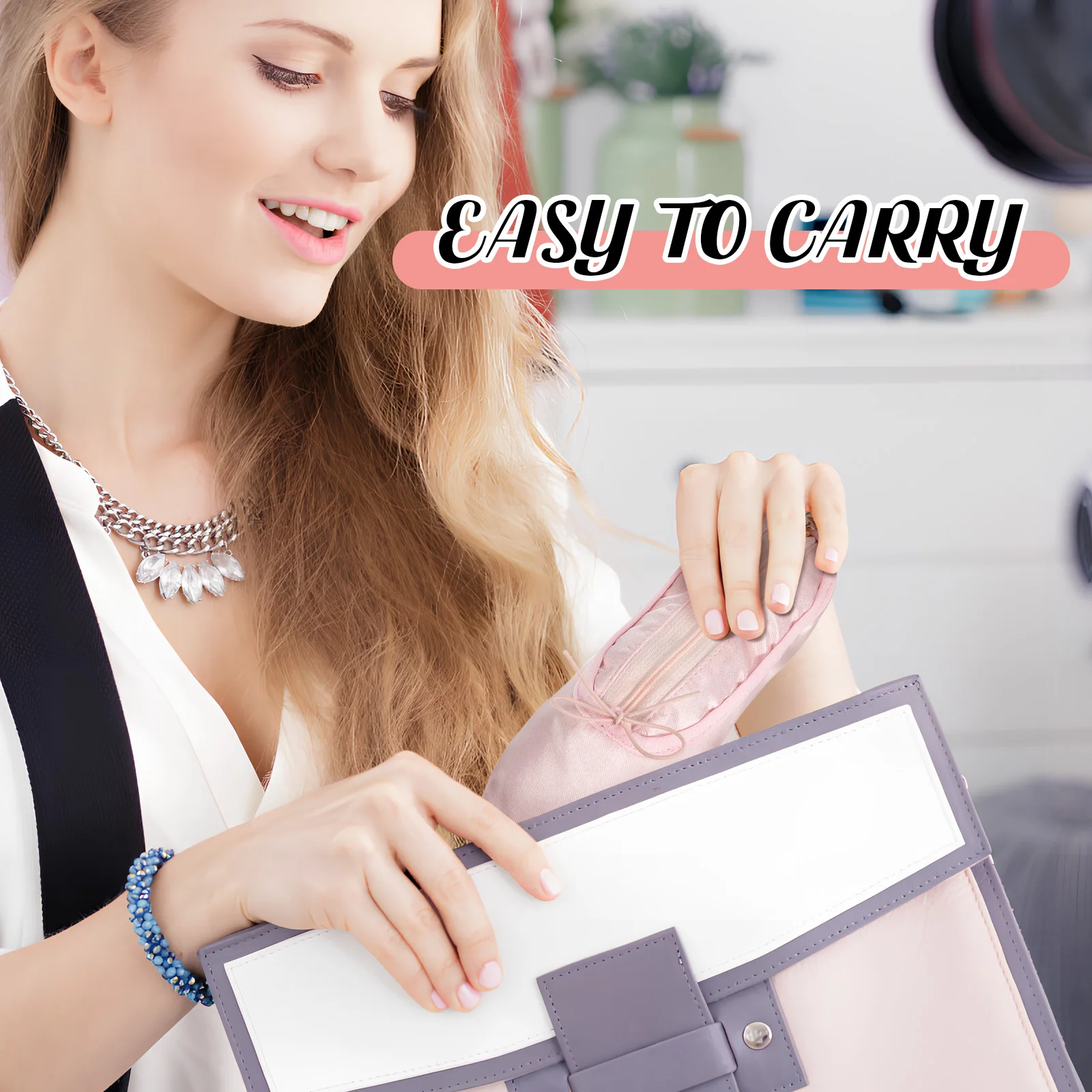 1pcs Ballet Shoe Pen Pouch For Girls Women, Multifunctional Portable Pencil Case Makeup Bag Organizer, Ballet Accessories Travel