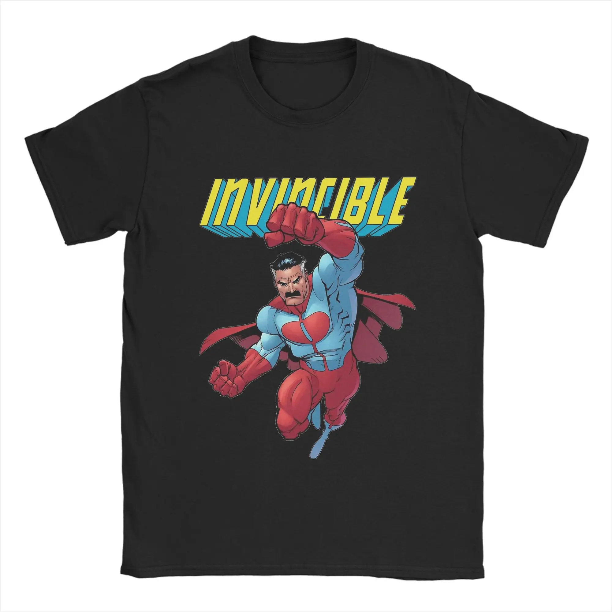 Men's invincible  Omni Man T Shirt  Pure Cotton Tops Funny Short Sleeve Round Neck Tee Shirt Gift Idea T-Shirt