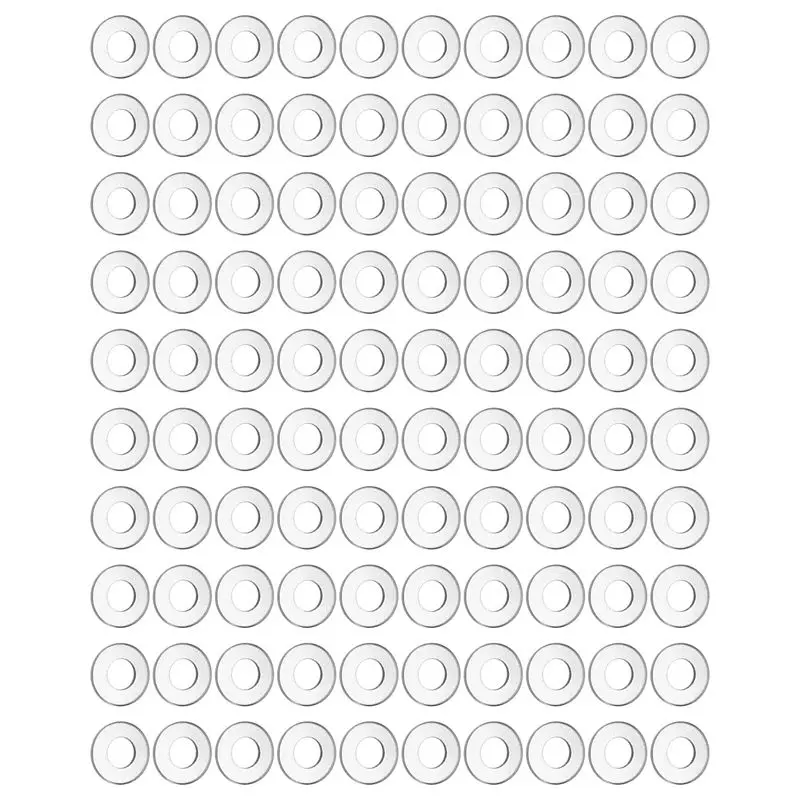 【LIMITED TIME DISCOUNT】100Pcs M3 3 Mm Metric 304 Stainless Steel Flat Washer