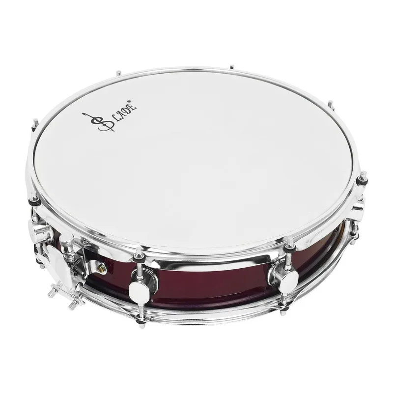14X3.5 Inch Slim Stainless Steel Snare Drum Marching Small Drum for Student Adult Band Performance Instrumento Musical