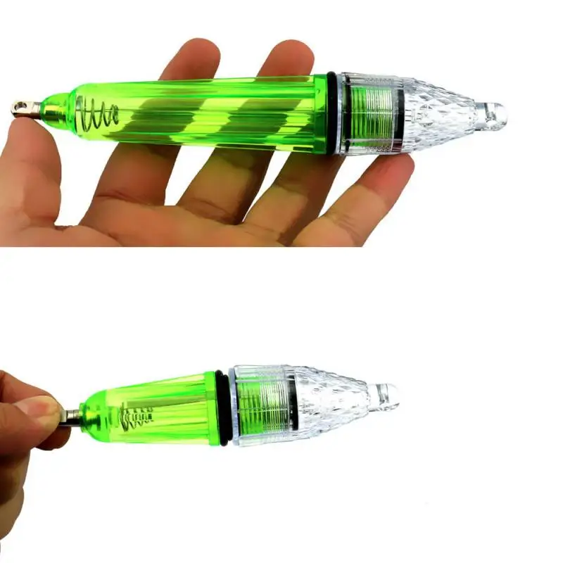 Lámparas de pesca profunda de 1 a 10 piezas, 11,5 cm, batería AA, LED señuelo bajo el agua, cebo electrónico, lámpara de buscador de peces, señuelo atrayente