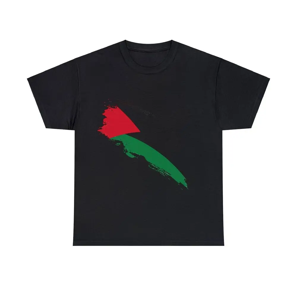 Palestine National Flag Print T-Shirt High Quality Cotton O-neck Unisex  Casual Fashion All-match  Factory Delivery Hot Sale