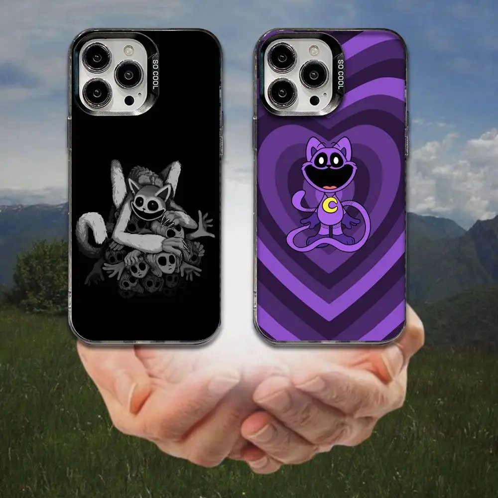 

SmilingS Game C-Critters Phone Case For iPhone 16,15,14,13,12,11,8,7,Pro,Max,Plus,Mini,XS,SE Anti Fall Black Matte Hard