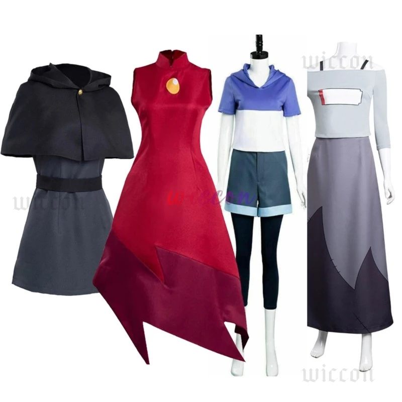 Anime The Owl Cosplay House Edalyn Clawthorne Amity Blight Luz Noceda Lilith Dress Suit Uniforms Costume Halloween Fancy Suit