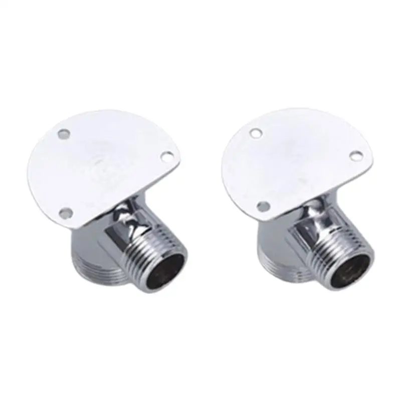 2pcs Shower Head Adapter Base Easy Conversion for Faucet to Shower Head Durable Q81C