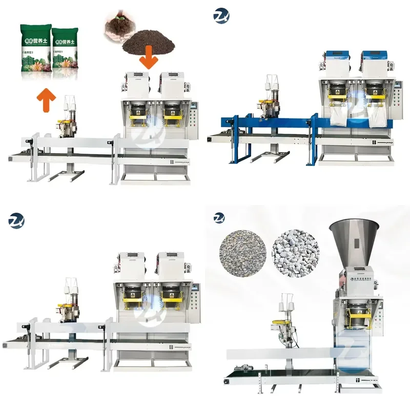 2026 CE Multi-Function Compost 25kg Packing Machine 50kg Sand Bagging Machine Weighing Packaging Machine