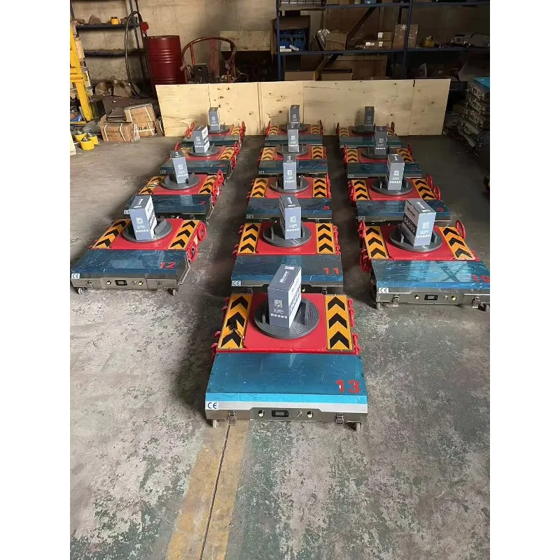 Remote-Controlled Three-Wheel Electric Tank Cargo Trolley Truck Skates-Hands-Free OEM Operation Heavy Duty Cast Iron High Load
