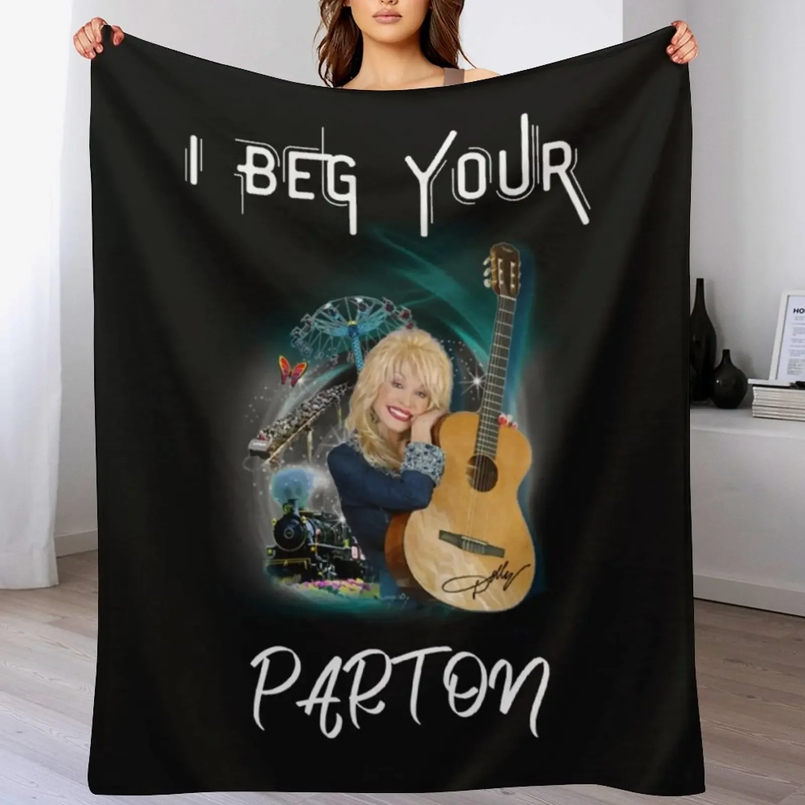 

Dolly Vintage, Movie 80s Vintage Shirt Throw Blanket Soft Home Decor Blanket for Couch Bedroom