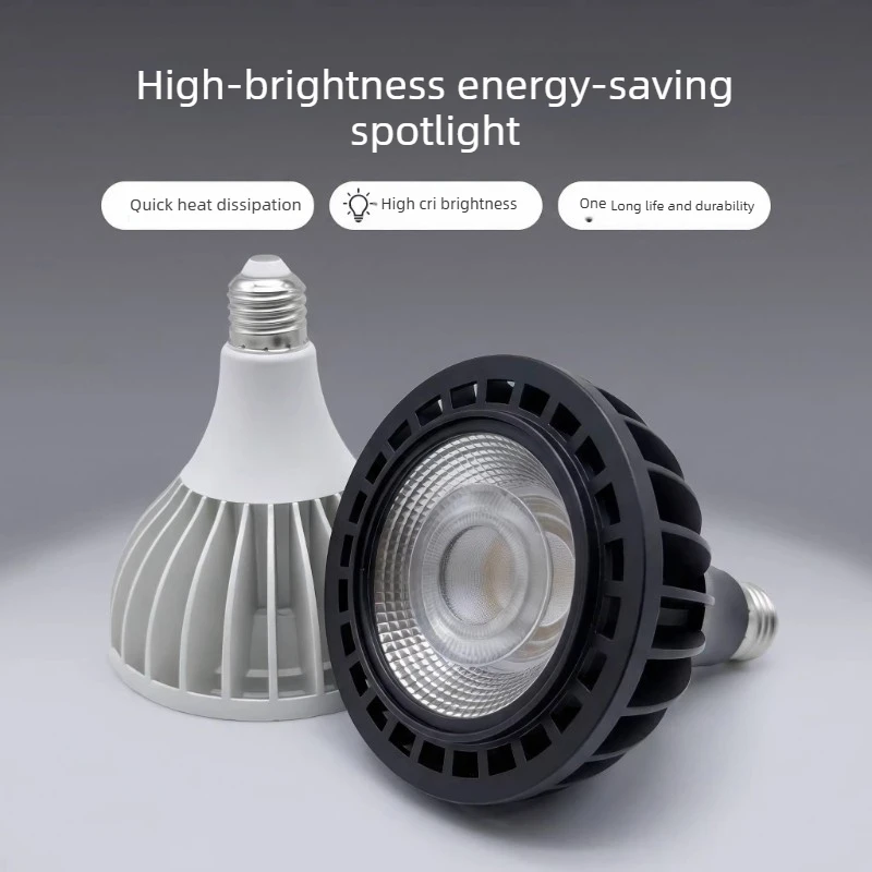 LED High Power Par30 Bulb 12w 20w 30W 40W E27 Super Bright Energy Saving Lamp AC85-265V Spotlight Lighting Dayl Bedroom Balcony