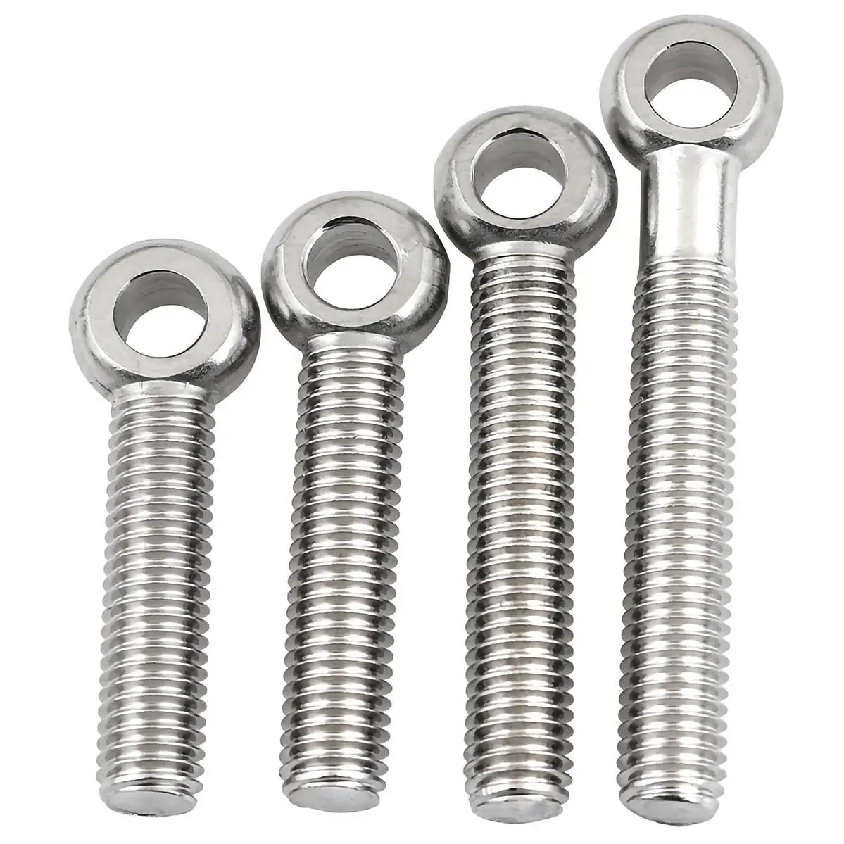 M5 M6 M8 304 Stainless Steel Ring Link Bolt Fisheye Eye Slip Hole Screw Live Bolt  Fisheye With Hole