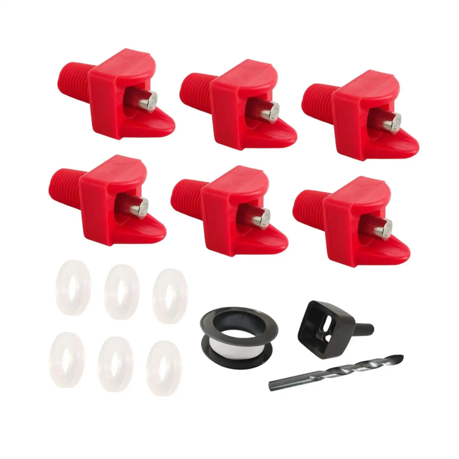 حلمات سقي الدجاج الأفقية لدلو توفير المياه حلمة الدجاج سقي لمستلزمات الدواجن والبط والفراخ أوزة