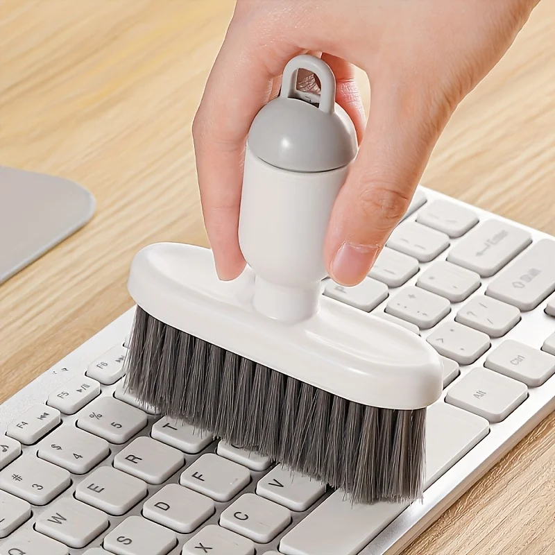 

Multifunctional Computer Keyboard Cleaning Brush 2-in-1 Soft Bristle Dust Remover Tool