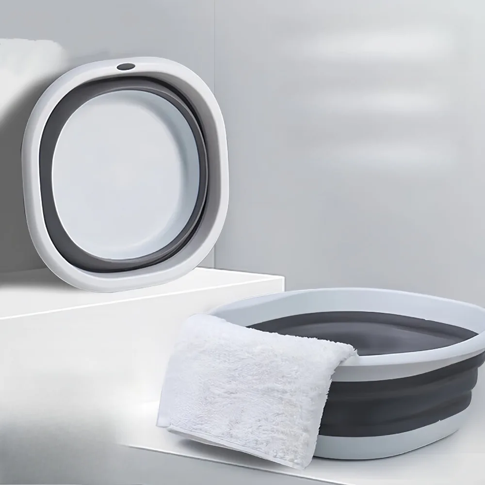 Lavabo plegable multiusos, lavabo plegable colgante ligero para fregadero de Camping y herramienta de limpieza de fregaderos RV