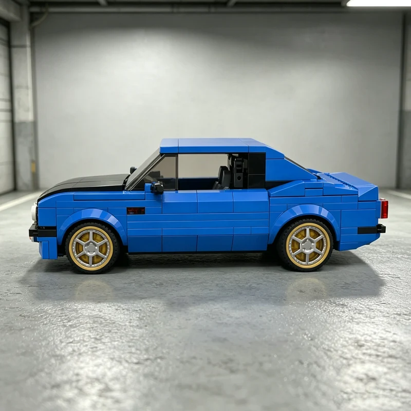Modèle de voiture de course rapide MOC en briques de construction MK2, technologie modulaire de rallye, cadeaux de vacances pour enfants, ensemble de jouets à assembler