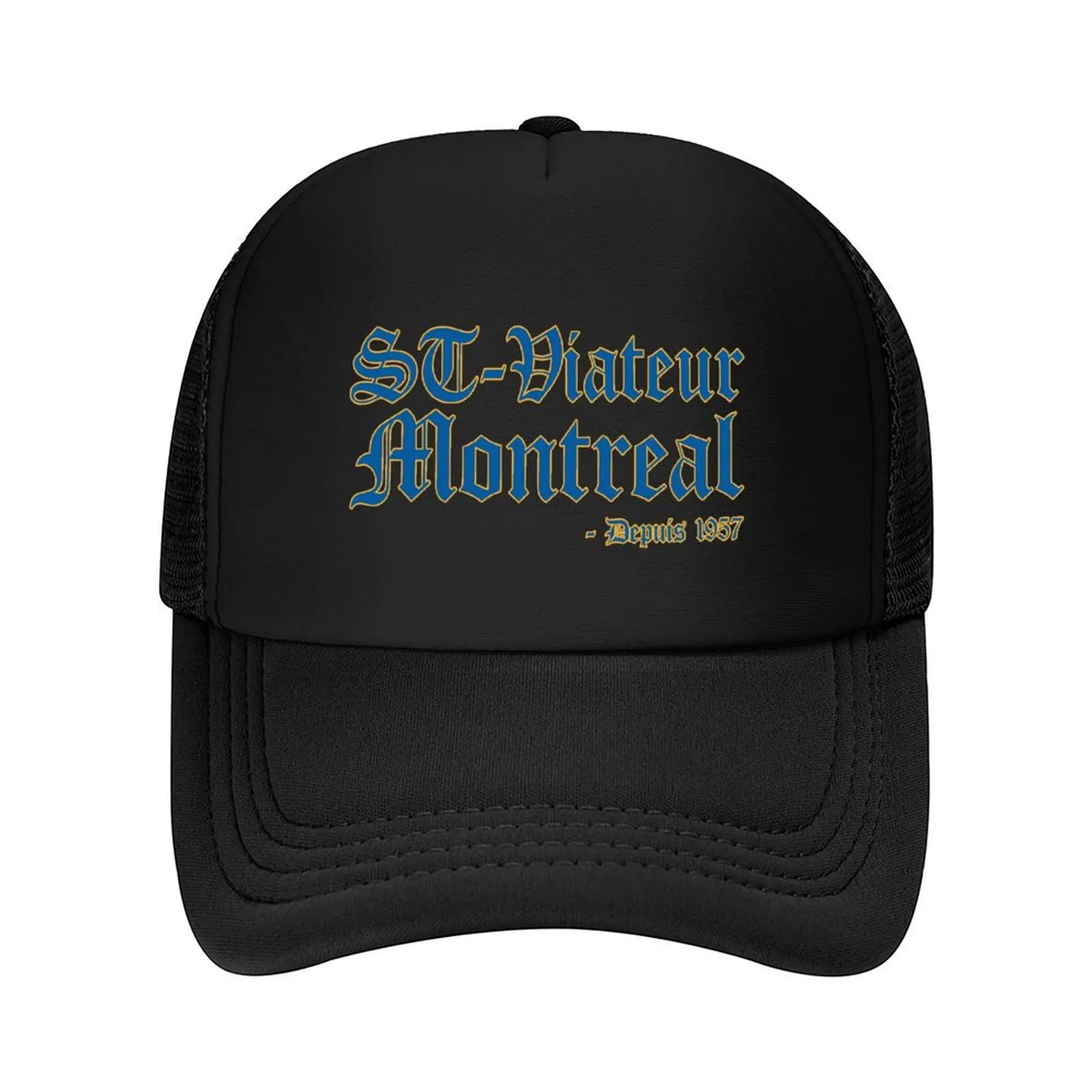 

Bagels Are booming ST Viateur Bagel Montreal - Depuis 1957 Orange and Blue Font Baseball Cap Golf Hat Baseball Men Women's