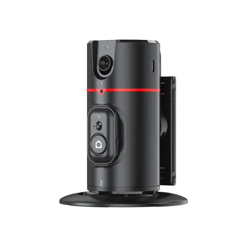 

P02 intelligent follow-up gimbal 360-degree face tracking, removable mobile phone clip beauty filling light selfie stick bracket