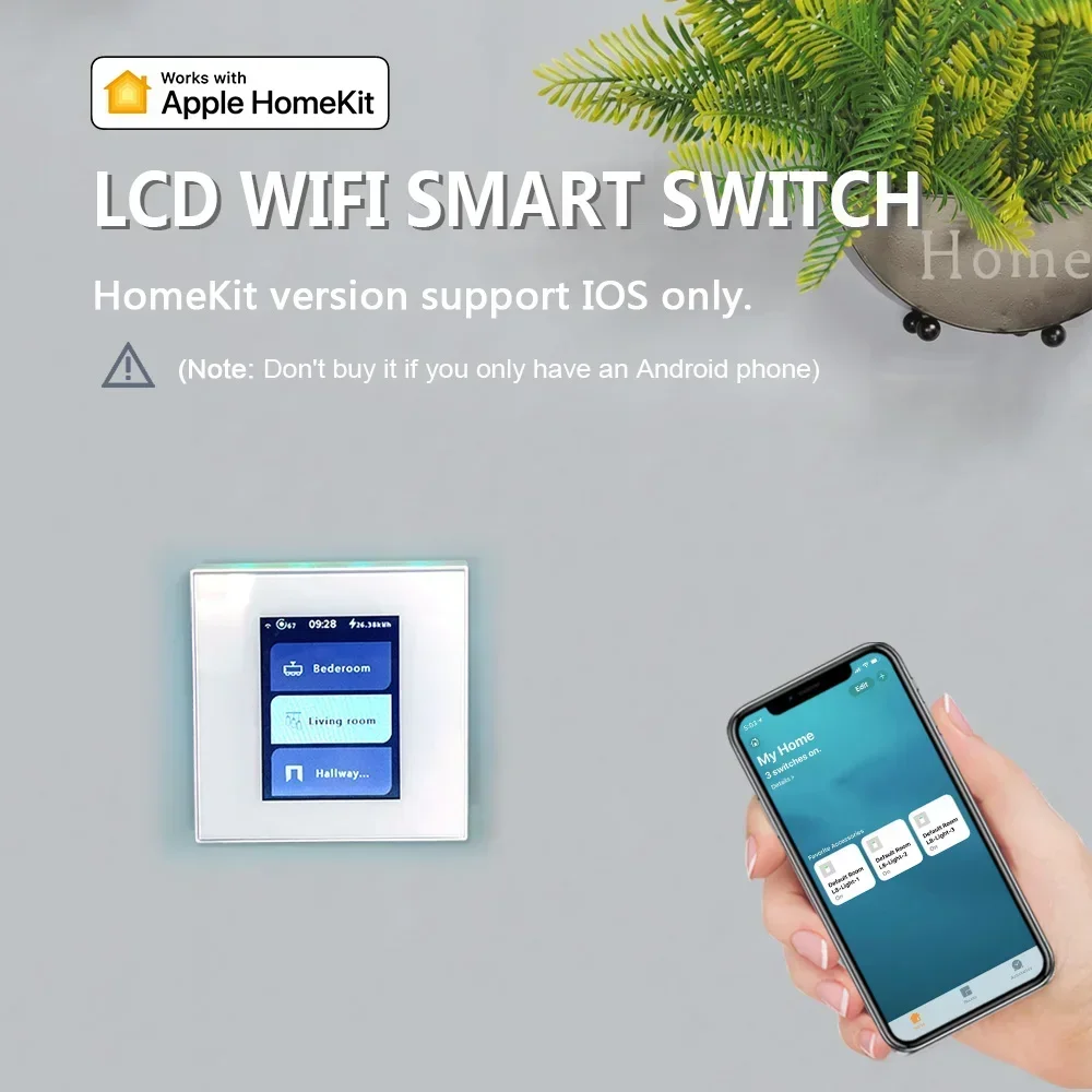 Hot Saleshome Automation 5 Models In 1 LCD Wifi Switch Smart Home With Power Consumption Google Alexa