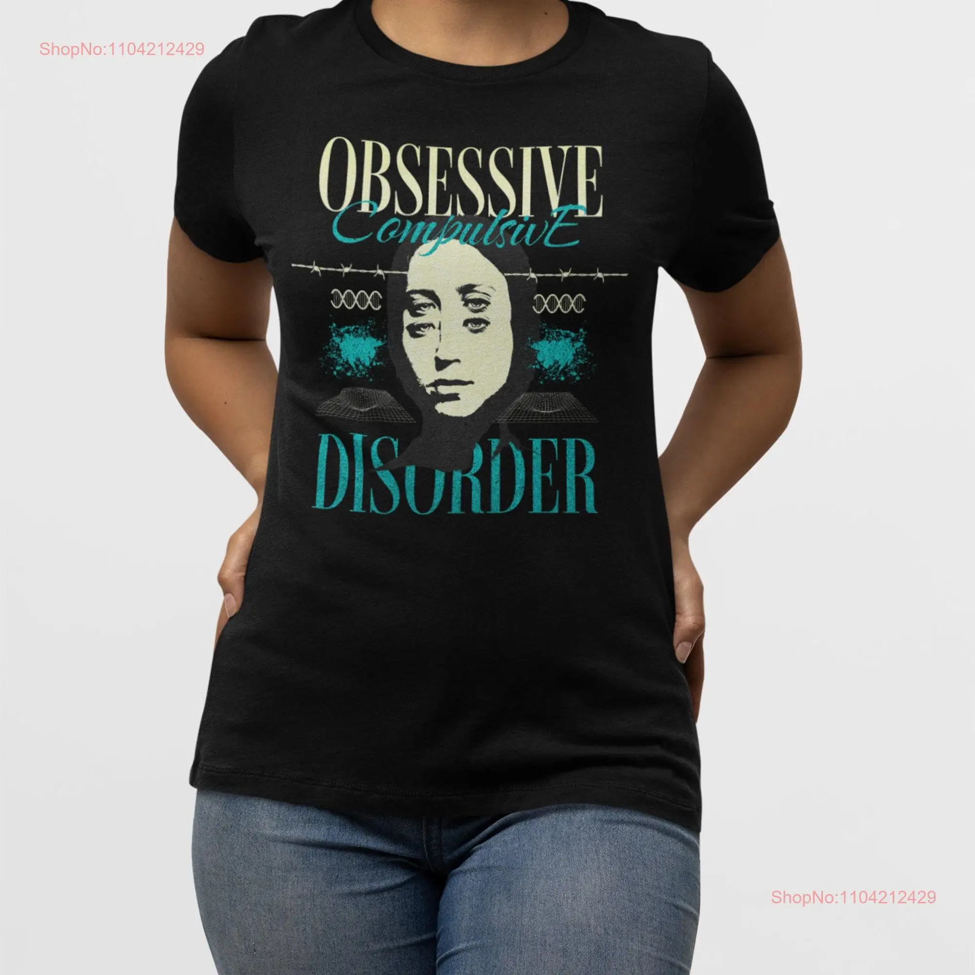 Obsessive Compulsive Disorder Jersey  T Shirt long or short sleeves