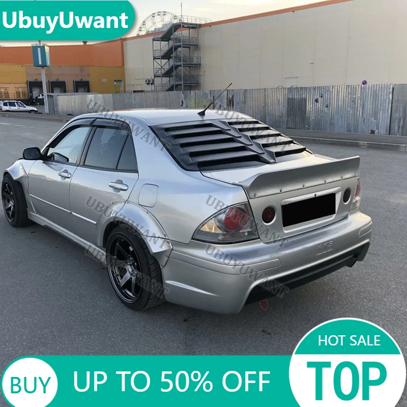 For Lexus IS200 IS300 Altezza AS GEN 1 Carbon Fiber Car Rear Roof Spoiler 1998-- 2005
