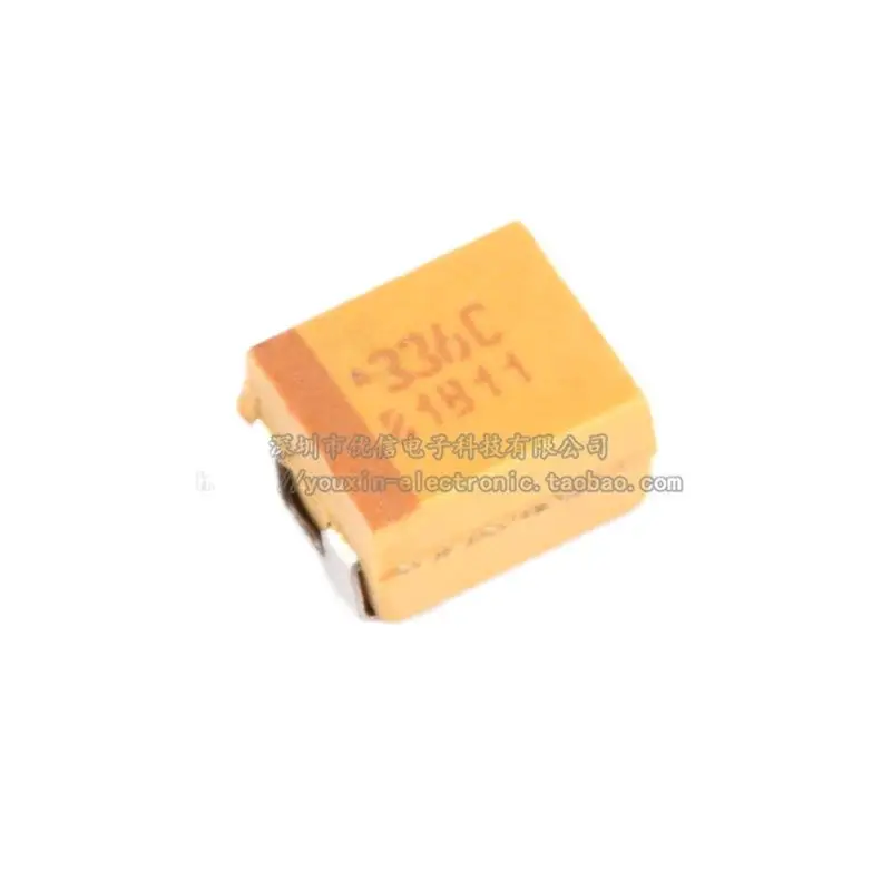 20pcs/original genuine patch tantalum capacitor 3528b 16v 33uf 10% TAJB336K016RNJ 1210