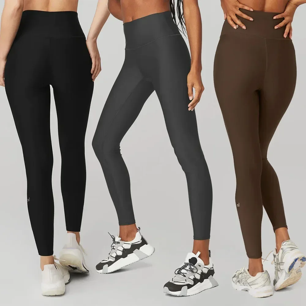 AL High-waist Yoga Tight Pants Workout Legging Women's Slim Fit High Stretch Hip Lift Abdominal Compression Running Yoga Pants