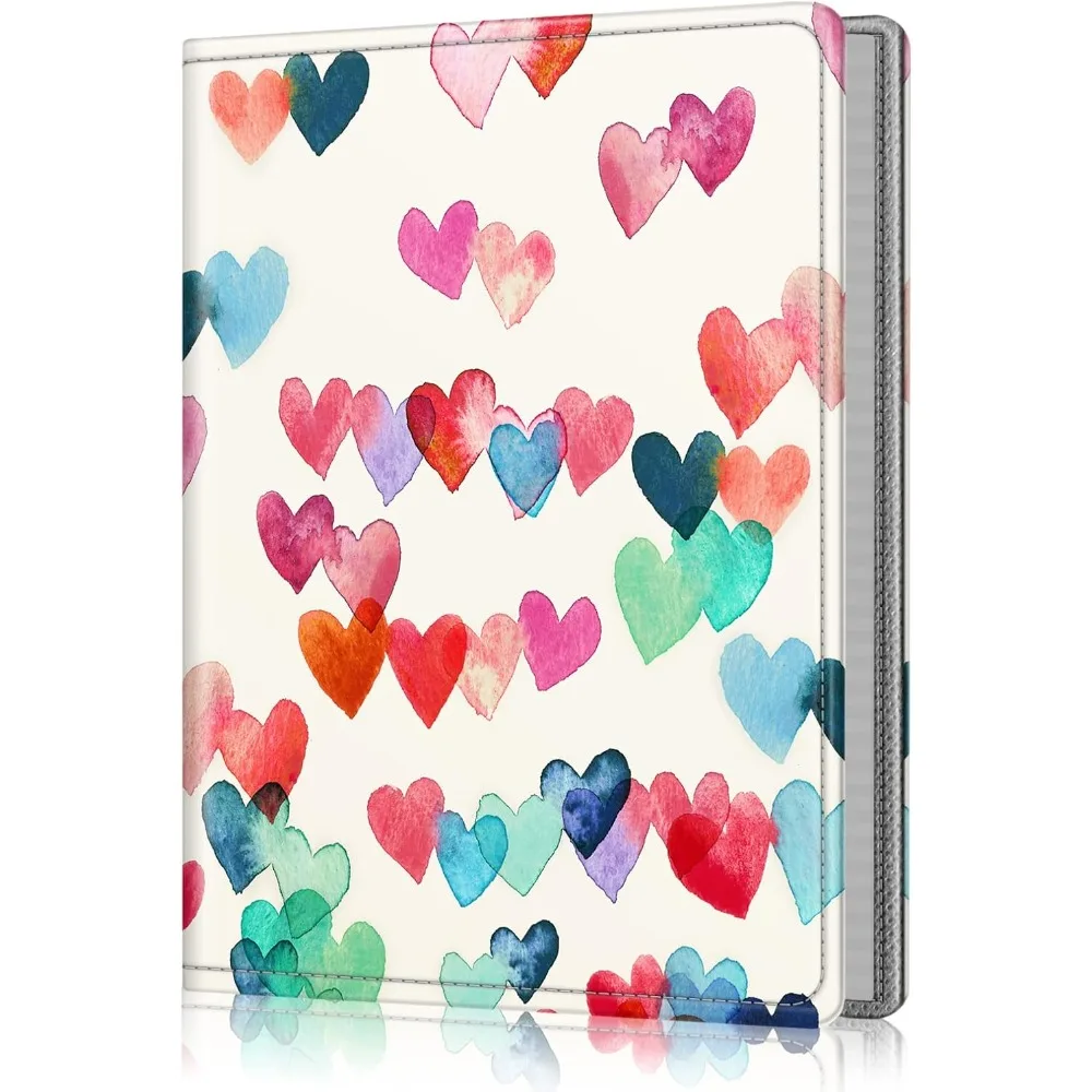

Photo Album 5x7 Photos - 52 Pockets Small Mini Capacity Premium Vegan Leather Cover, Portable Wallet Albums Book for Wedd