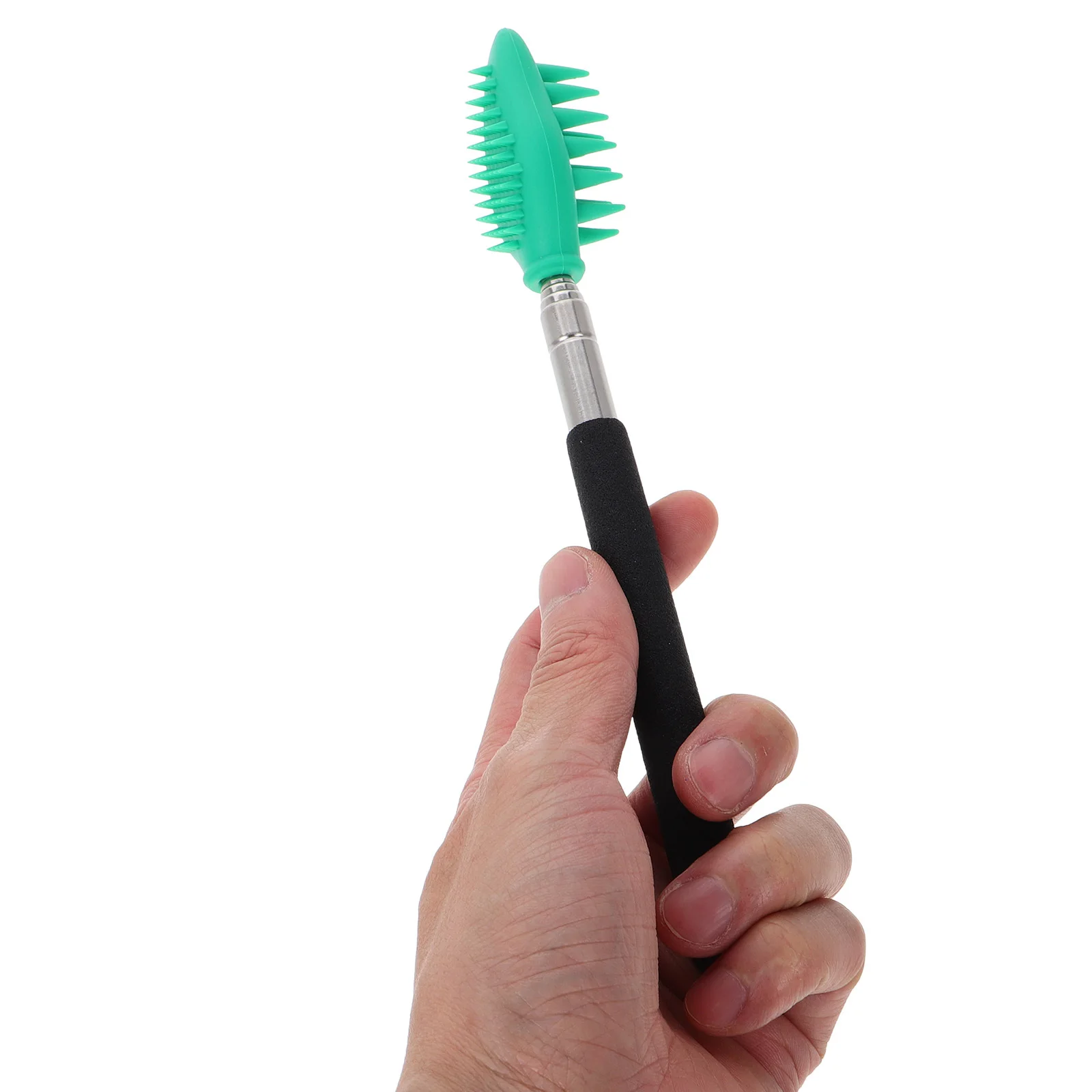 مقبض خلفي من السيليكون قابل للتمديد من الفولاذ المقاوم للصدأ لتنظيف المناطق المحمولة القابلة للسحب #2