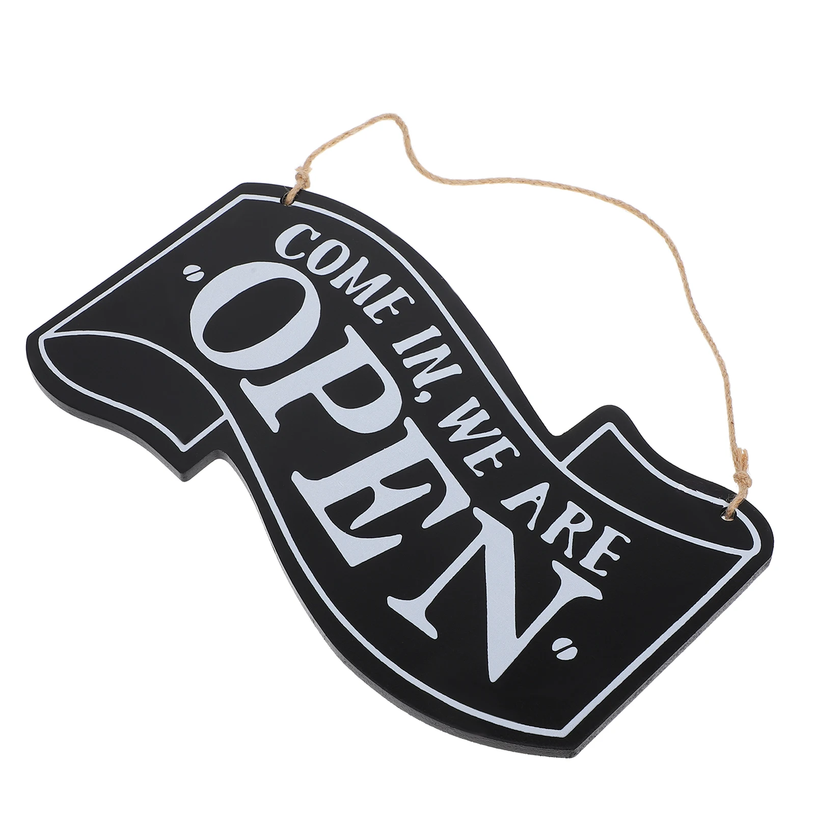 

2pcs Double-sided Wooden Sign Decorative Open Close Door Business Vintage Hanging Signs for Shops Restaurants Cafes