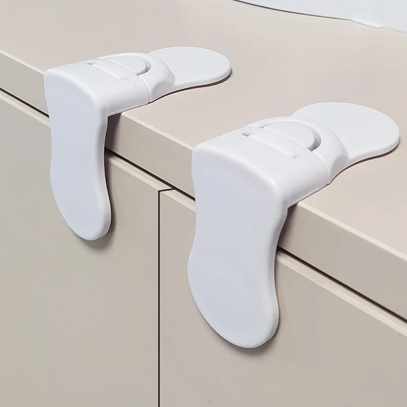 

5 шт. детских замков безопасности, замки для шкафов и ящиков, туалета, холодильника и т.д. Простая установка, без необходимости сверления. Для малышей.