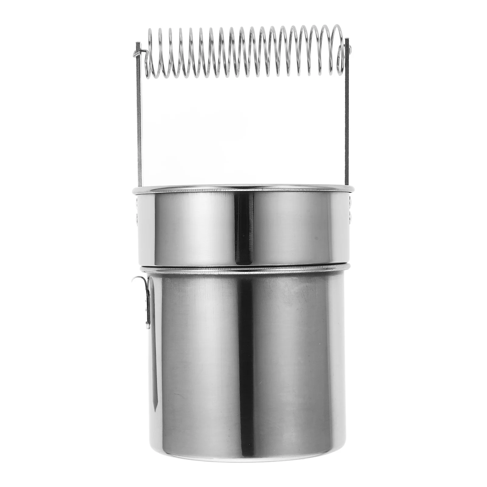 Tasse de lavage à Double couche, nettoyeur de pinceaux à peinture en acier inoxydable de grande capacité avec poignée Portable, Clip de stylo inclus, Pot d'huile pour