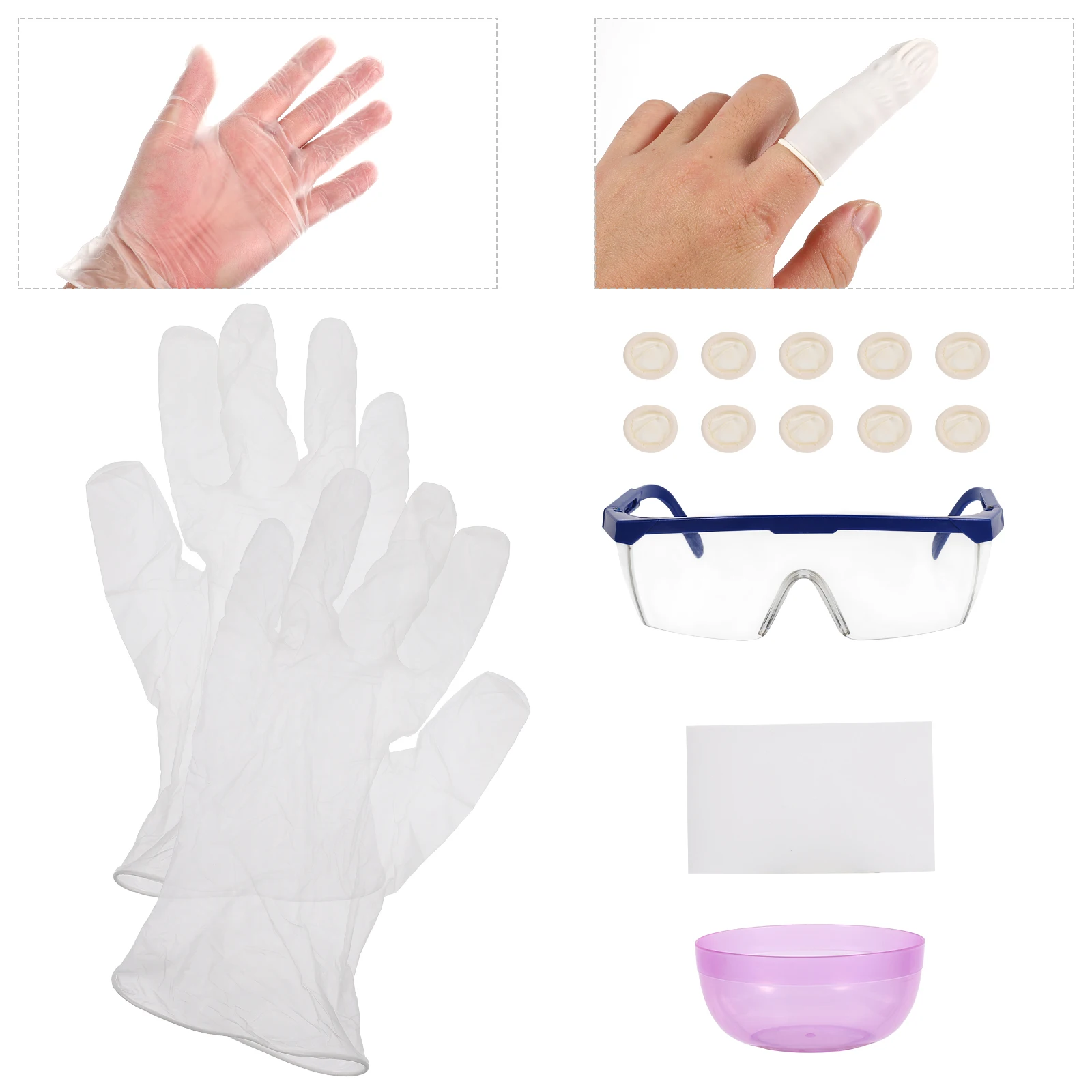 

1 Set Tile Finger Protectors Goggles Kit Premium Reusable Diy Mosaic Tools Set For Handmade Crafts Making Gift Diyers Beginners