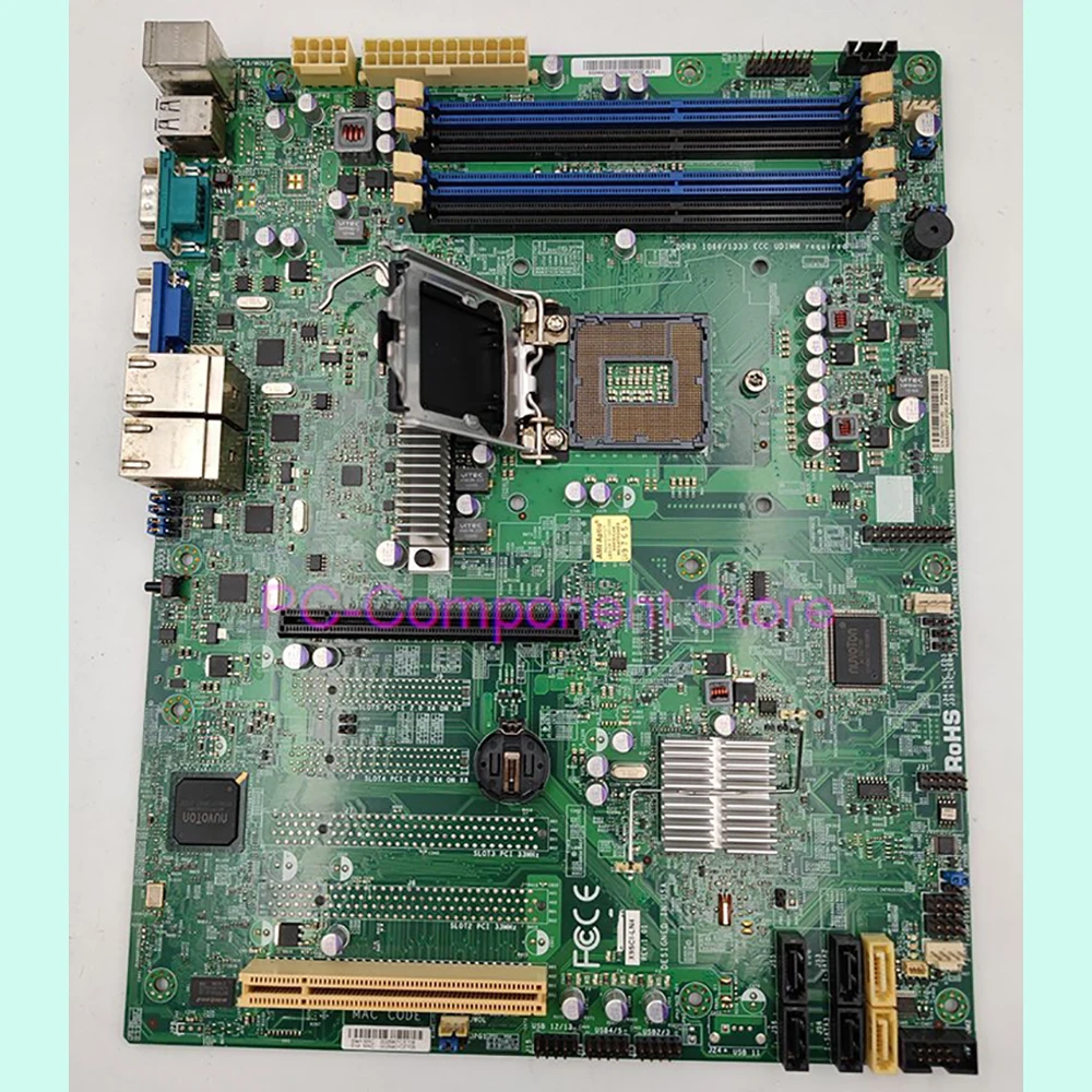 

Серверная рабочая станция высокой надежности LGA1155, поддерживает серии E3-1200, E3-1200 V2, X9SCI-LN4