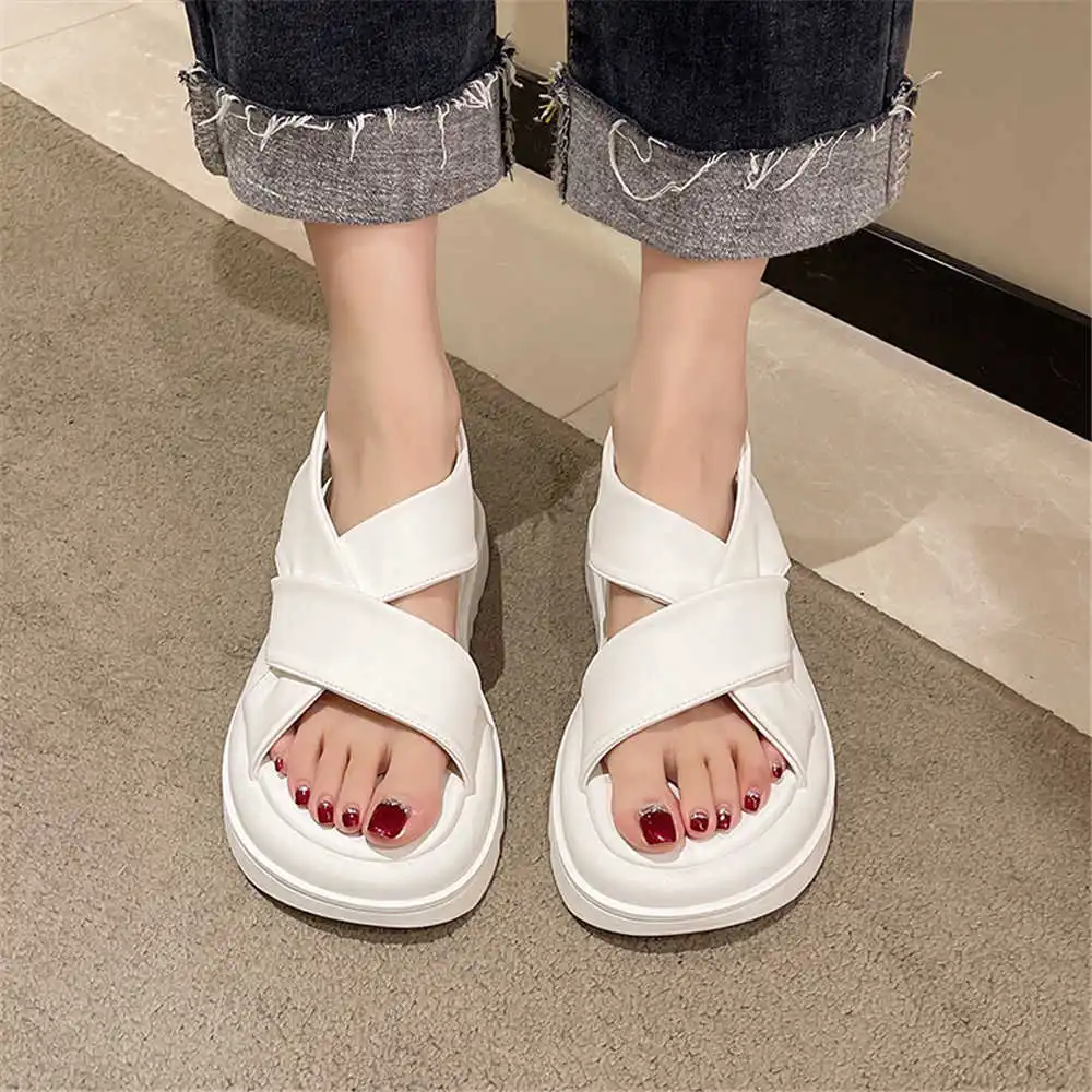 Black Opening Massage Slippers Women Spring Shoes Young Women's Sandals Summer Sneakers Sports Special Offers Boti - view 2