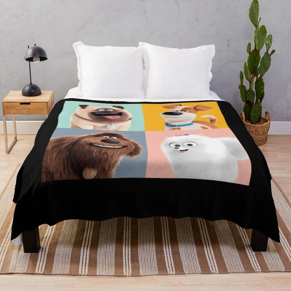 

Vintage Cartoon - Vintage Movie Throw Blanket