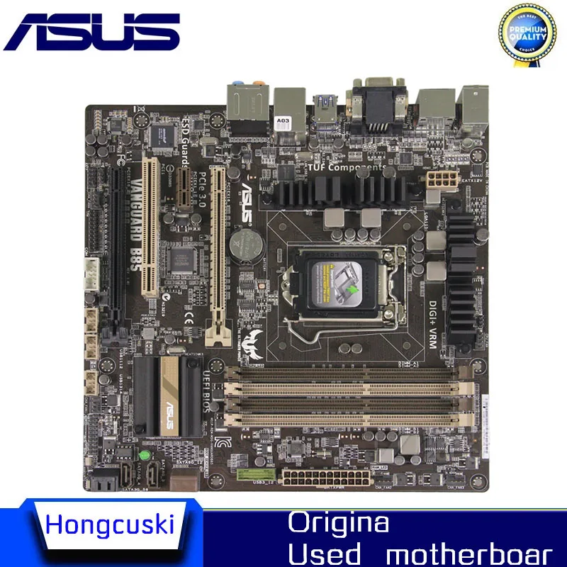 For ASUS VANGUARD B85 Used LGA 1150 For Intel B85 motherboard Socket LGA1150 DDR3 SATA3 USB3.0 SATA3 Desktop motherboard