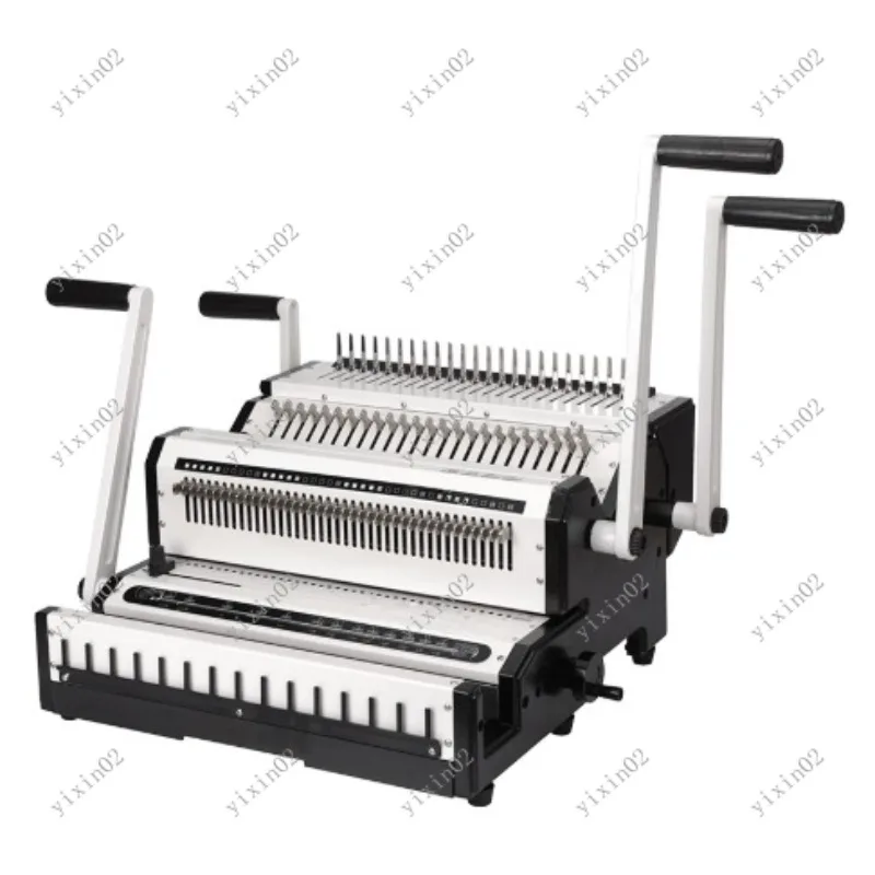 Multi-Function Comb & Wire Binder - 3:1/2:1 Pitch Strip Binder for Contracts Calendars
