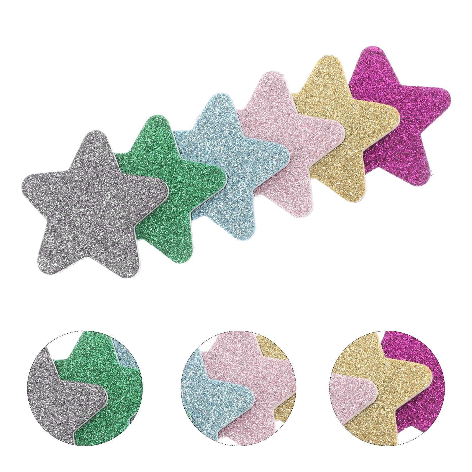 

12Pcs Star Shape Nail Buffer Sponge Strips Christmas Themed Portable Travel Size Manicure Kit for Shaping Smoothing
