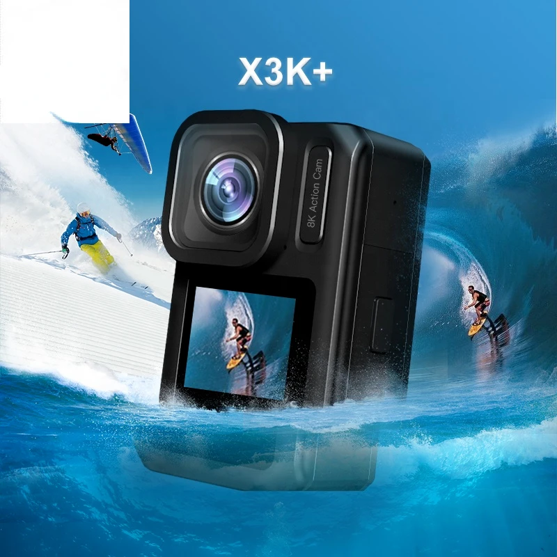 Chipset  Sports Camera Waterproof Diving 8K Action Camera for Vlog Biking Surfing Swimming like Gopro 10