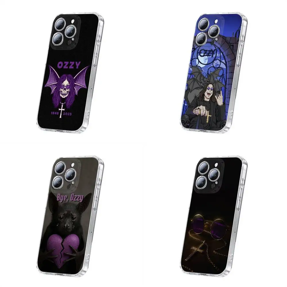

O-Ozzy Osbourne Phone Case For iPhone 17,16,15,14,13,12,11 Plus,Pro,Max,Plus,E,SE4,Mini Transparent Cover