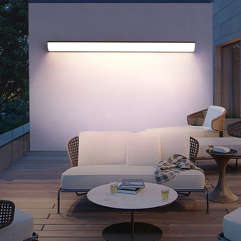 

Simple Outdoor Waterproof Wall Lamp Wall Corner Courtyard Lamp Outdoor LED Balcony Terrace Sunroom Wall Lamp