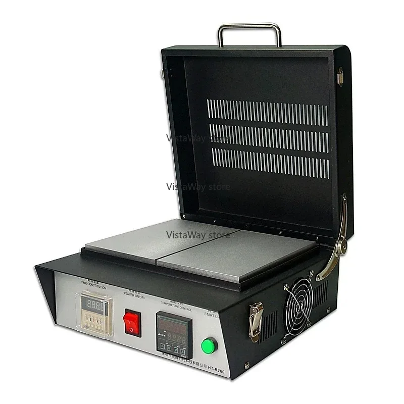 HT-R260 BGA Reballing Reflow Oven Hot Plate Repair Rework Welding Machine with Heater Tools Heating Area 120X200MM 220V 110V