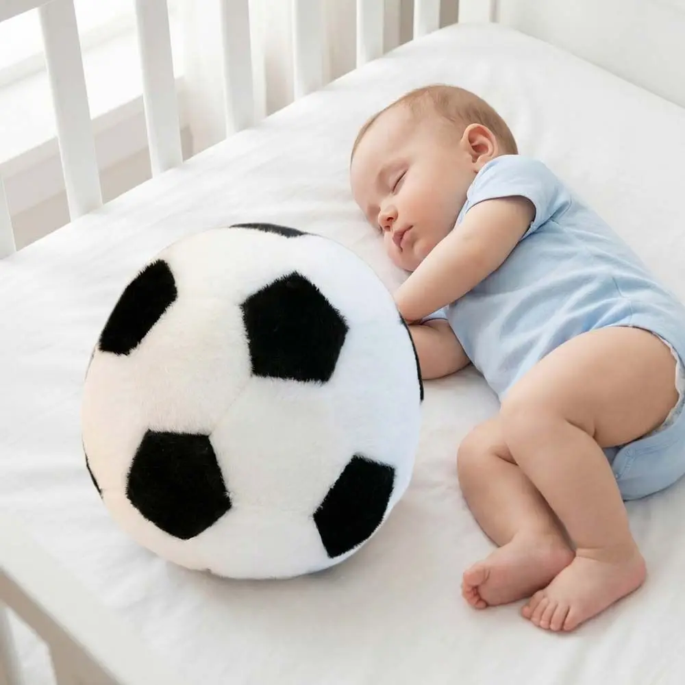 Lovely Ball Shape Round Football Soft Funny Football Throw Pillow 12cm/17cm Stuffed Football Friends Birthday Gifts view 3