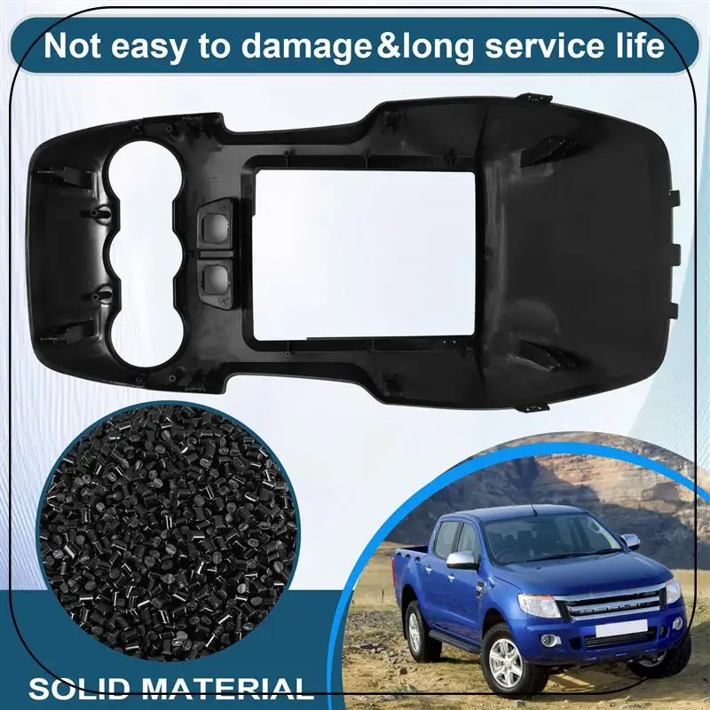 

ABNF!9.7 Inch 2 Din Car Radio Fascias For FORD RANGER 2012-2015 LHD Multimedia Frame Video Player Navigation DVD Panel Trim