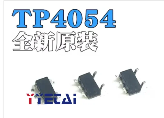 20PCS brand new original TP4054 SOT23-5 silk screen printed 54B linear lithium-ion battery charger chip